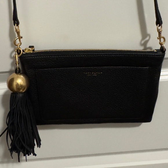 Tory Burch Black Leather Crossbody Bag - Picture 3 of 13